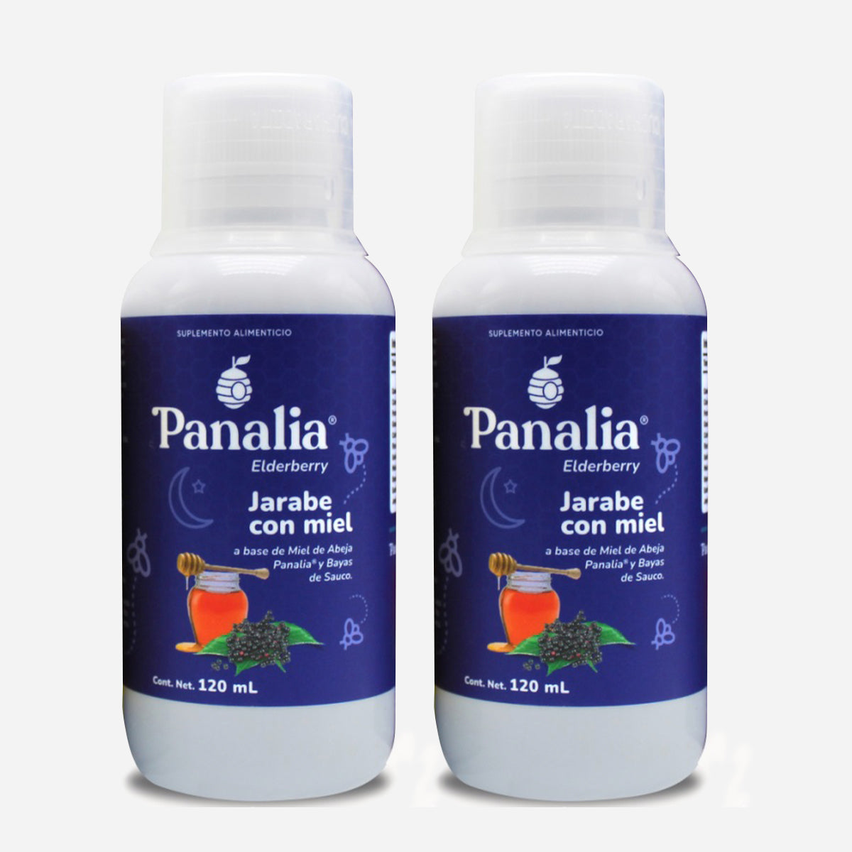 Jarabe Panalia Elderberry, paquete de 2