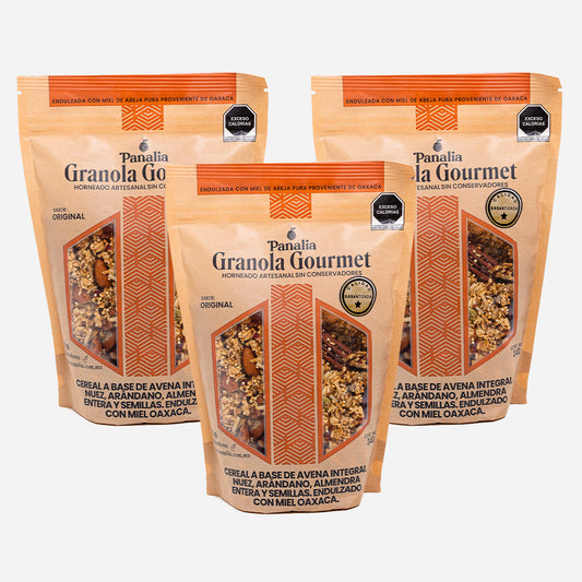 Granola Gourmet Original Paquete de 3