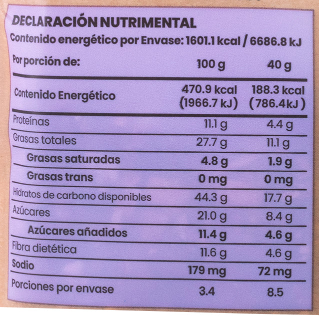 Granola Gourmet Chocolate, paquete de 2