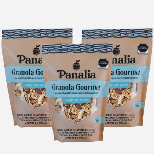 Granola Gourmet Jarabe de Agave, paquete de 3