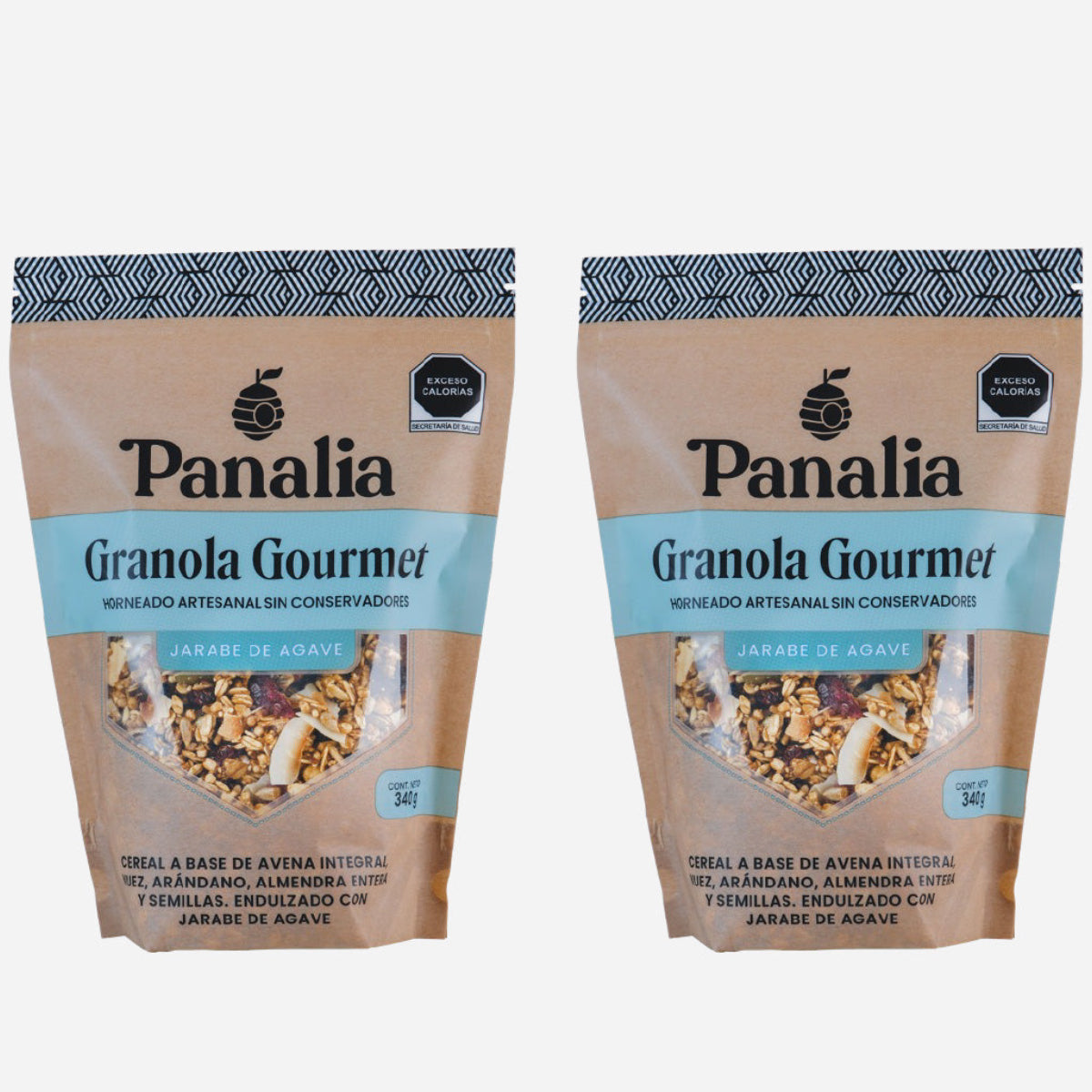 Granola Gourmet Jarabe de Agave, paquete de 2