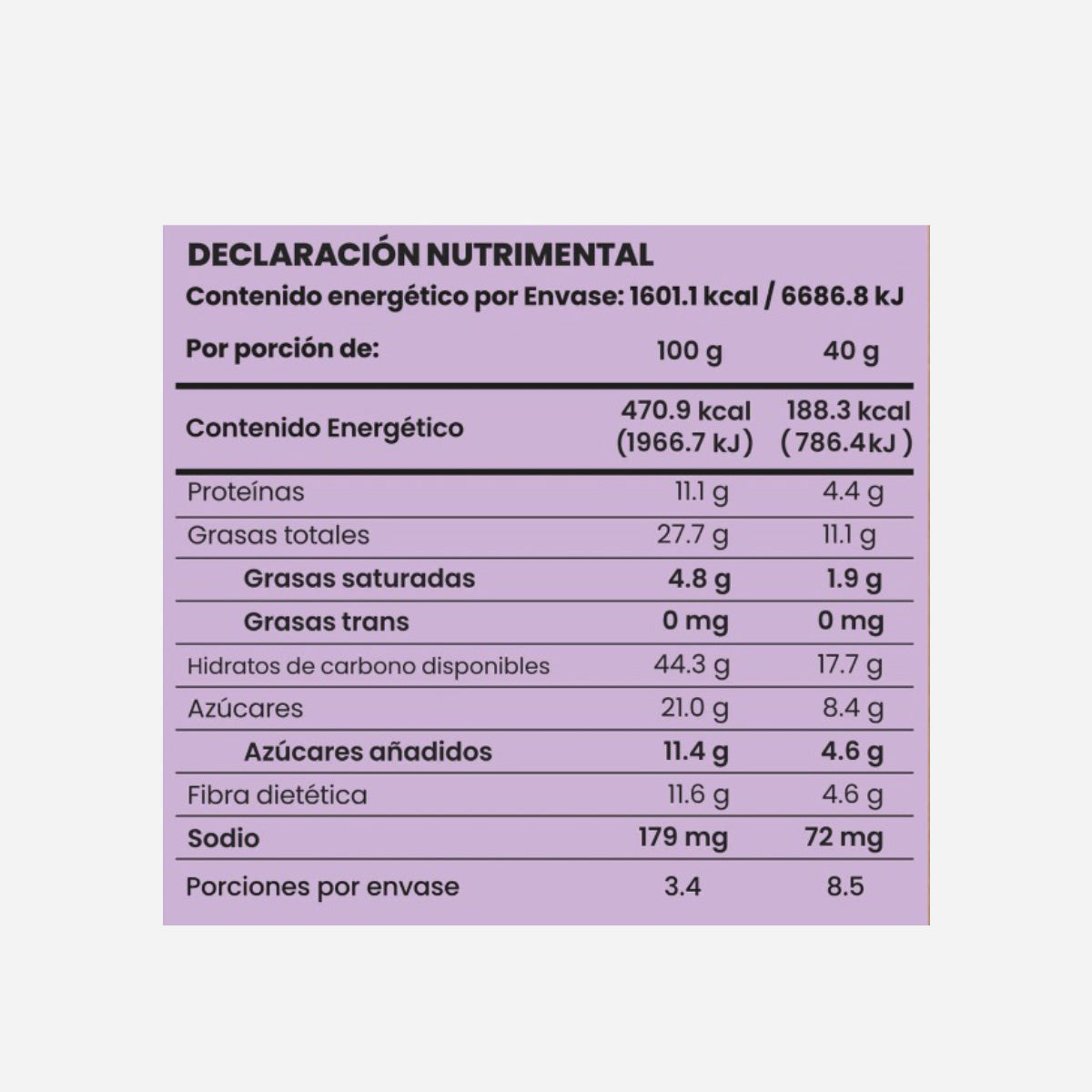 Granola Gourmet Chocolate, paquete de 3